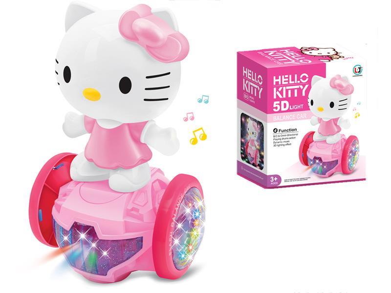 ELECTRIC HELLO KITTY WITH LIGHT AND MUSIC